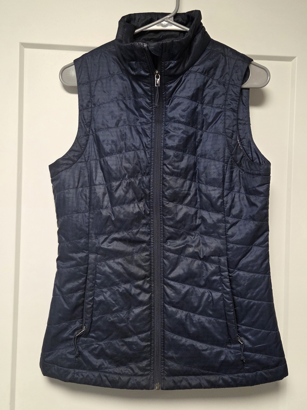 Columbia Navy Quilted Zip-Up Puffer Vest Size Small